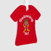 スイミングナット文字 オーナメント (正面)