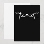 スイミングハートビートスイムチーム泳ぐ人女子 シーズンカード (正面/裏面)