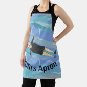スイミングバースデー泳ぐ人シースイム エプロン (インサイチュ)