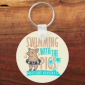 スイミングピッグズバハマバケーションバハマクルーズ キーホルダー (正面)