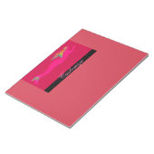 スイミングピンクの人魚 ノートパッド (アングル)