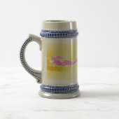 スイミングピンクの人魚 ビールジョッキ (左)