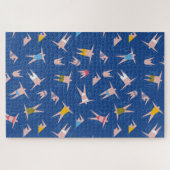 スイミングピープルパターン ジグソーパズル (横)