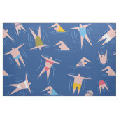 スイミングピープルパターン ファブリック (ファットクウォーター)