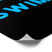 スイミングファンギフト泳ぐ人の解剖学 ポスター (角)