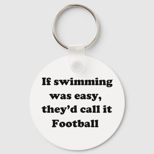 スイミングフットボール キーホルダー (正面)