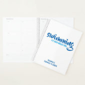 スイミングフライバックブレストフリースイムトレーニングプランナー プランナー手帳 (ディスプレー)