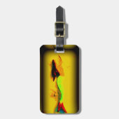 スイミングブルネットmermaidラゲッジタグ ラゲッジタグ (正面縦)