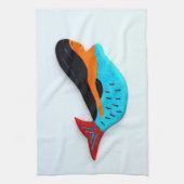 スイミングブルンマーメイドタオル キッチンタオル (縦)