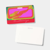 スイミングブロンドmermaid Thunder_Cove バッジ (正面＆裏面)