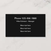 スイミングプモダンールサービス 名刺 (裏面)