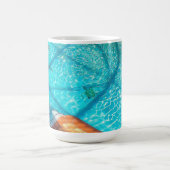 スイミングプールに入れる人魚 コーヒーマグカップ (中央)