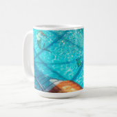 スイミングプールに入れる人魚 コーヒーマグカップ (正面左)