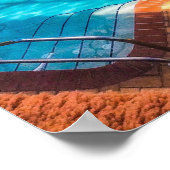 スイミングプールに入れる人魚 ポスター (角)