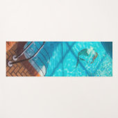 スイミングプールに入れる人魚 ヨガマット (正面(横))