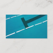 スイミングプールの名刺テンプレートデザイン 名刺 (正面)