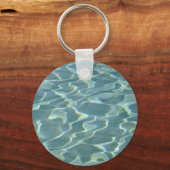 スイミングプールの水 キーホルダー (正面)