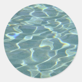 スイミングプールの水 ラウンドシール