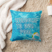 スイミングプールへようこそ クッション (ブランケット)