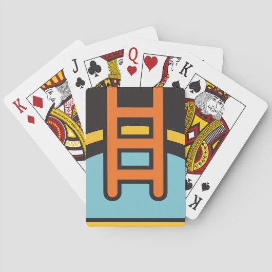 スイミングプールアイコン トランプ (裏面)