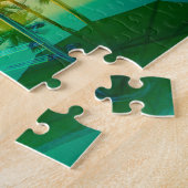 スイミングプールアットサンセットジグソーパズル ジグソーパズル (側面)