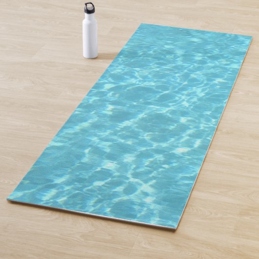 スイミングプールウォーターブルーグリーンカラーシーアクア ヨガマット (インサイチュ)
