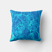 スイミングプールウォーター抽象芸術 クッション (裏面)