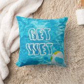 スイミングプールゲットウェット装飾用クッション クッション (ブランケット)