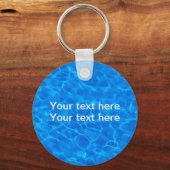 スイミングプールサマーテーマ キーホルダー (正面)