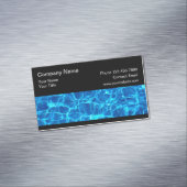 スイミングプールサービス磁気ビジネスカード マグネット名刺 (インサイチュ)