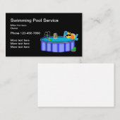 スイミングプールシンプルサービス 名刺 (正面/裏面)