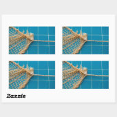 スイミングプールタイム 長方形シール (シート)