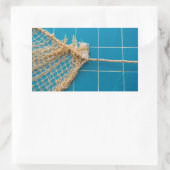 スイミングプールタイム 長方形シール (バッグ)