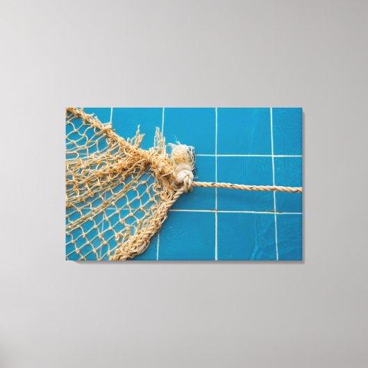 スイミングプールタイル キャンバスプリント (正面)