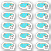 スイミングプールデイスイムクラスリマインダー武城プランナー シール (正面)