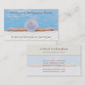 スイミングプールデザイナーの名刺 名刺 (正面/裏面)