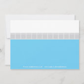 スイミングプールパーティー有難う ノートカード (裏面)