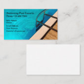 スイミングプールプロフェッショナルデザイン 名刺 (正面/裏面)