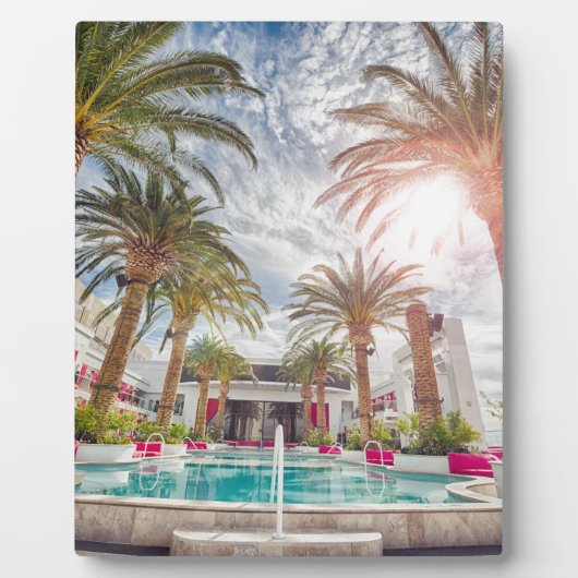 スイミングプールホテルプールサマーバケーションホリデイ フォトプラーク (正面)