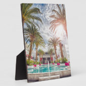 スイミングプールホテルプールサマーバケーションホリデイ フォトプラーク (側面)