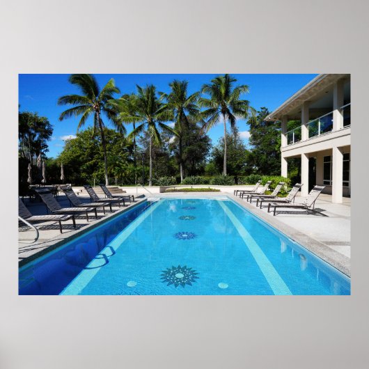 スイミングプールポスター ポスター (正面)