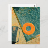 スイミングプールポストカード ポストカード (正面/裏面)