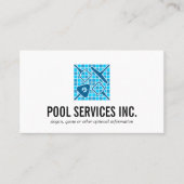 スイミングプール保守修理プロフェッショナル 名刺 (正面)