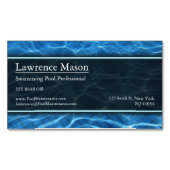 スイミングプール写真 – 名刺 マグネット名刺 (正面)