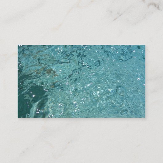 スイミングプール名刺 名刺 (裏面)