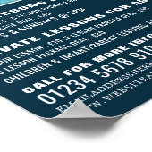 スイミングプール広告ズ ポスター (角)