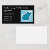 スイミングプール業者 名刺 (正面/裏面)