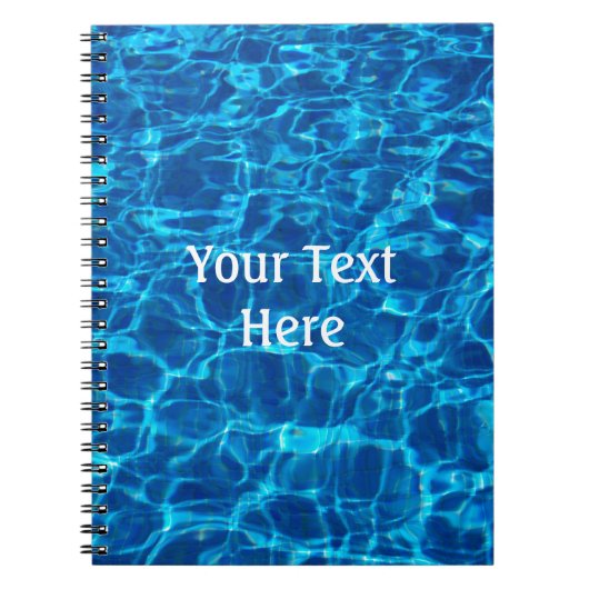 スイミングプール水ノート ノートブック (正面)