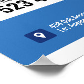 スイミングプール清掃サービス ポスター (角)