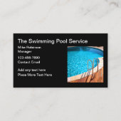 スイミングプール装置およびメンテナンス 名刺 (正面)